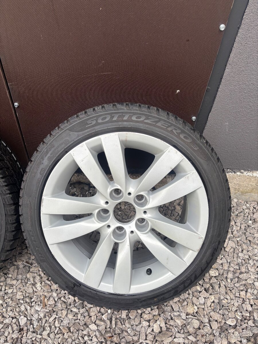 BMW disky 5x120 r17 pneu 225/45 r17 zimné - 3
