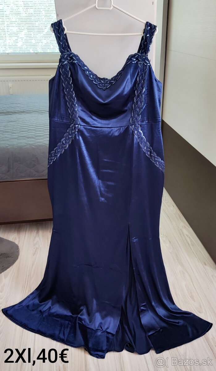 Nádherné spoločenské šaty od Xl - 3
