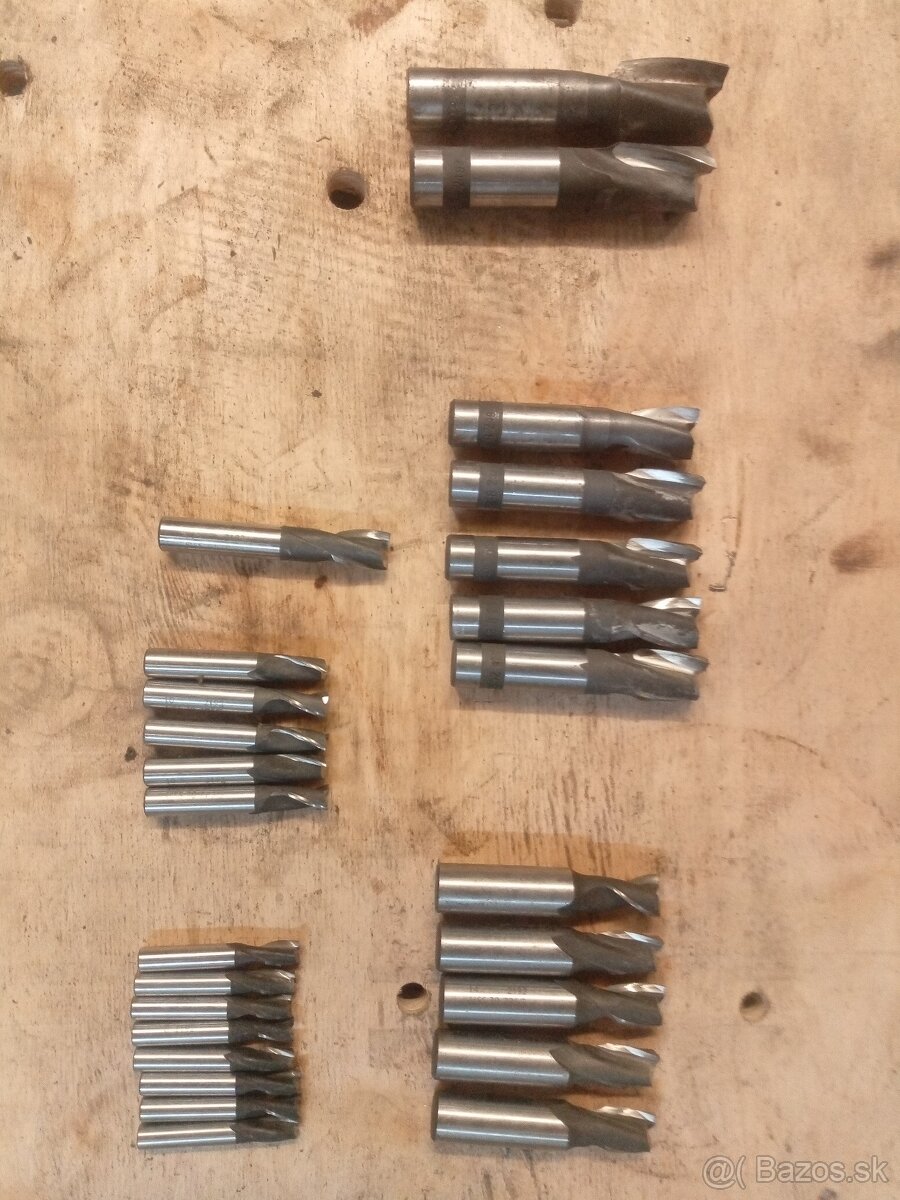 Frézy, frézovacie hlavy, frézovacie tŕne, redukcia ISO - 3