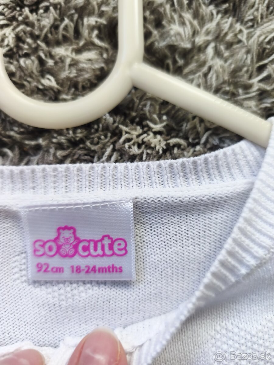 Dievčenský sveter na gombíky - 3