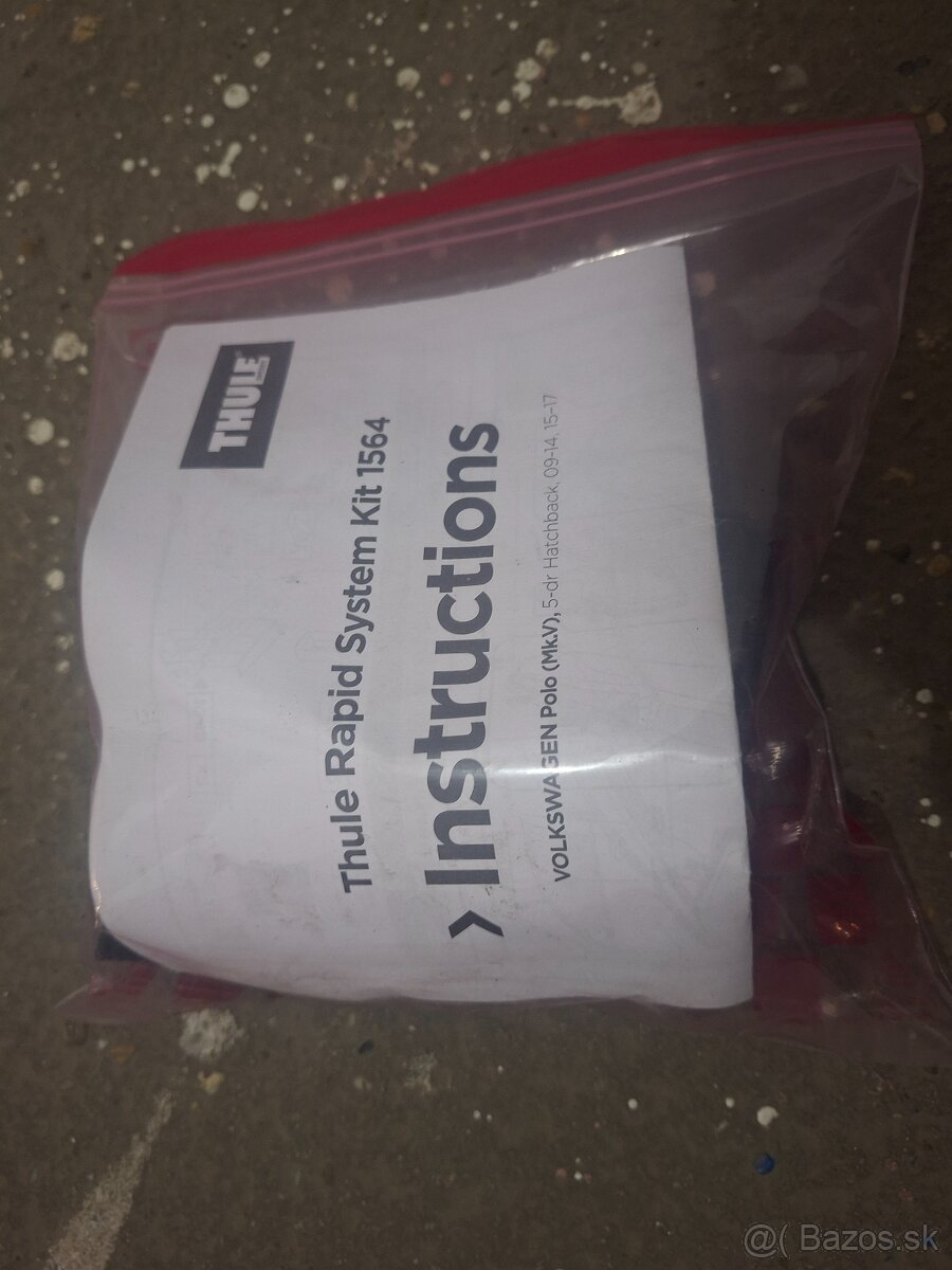 Thule kit pre patky 750 754 pre stresny nosic - 3