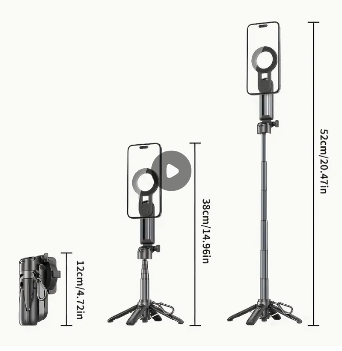 Predám selfie tyč na mobil s magnetom a stojanom - 3