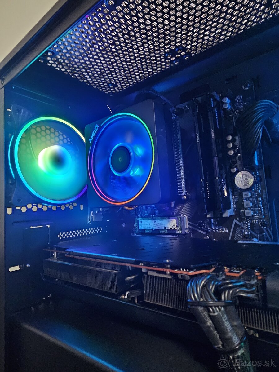 Herný PC Ryzen 7 5800X RX 6800 16gb, 32gb RAM - 3