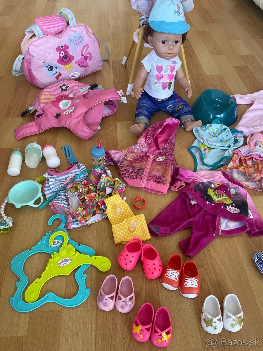 2 Bábiky babyborn, kočík a príslušenstvo - 3