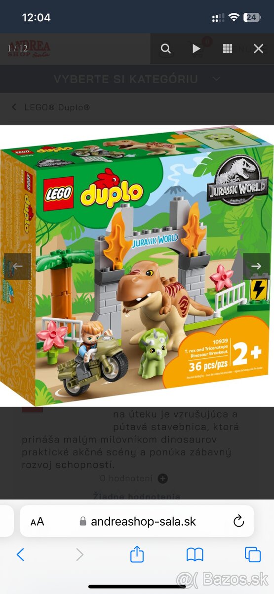 Lego Duplo Jursky Park - 3