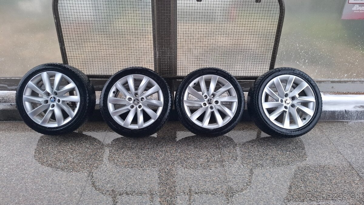 Škoda Superb – 5x112 RONAL 17" disky + pneumatiky - 3