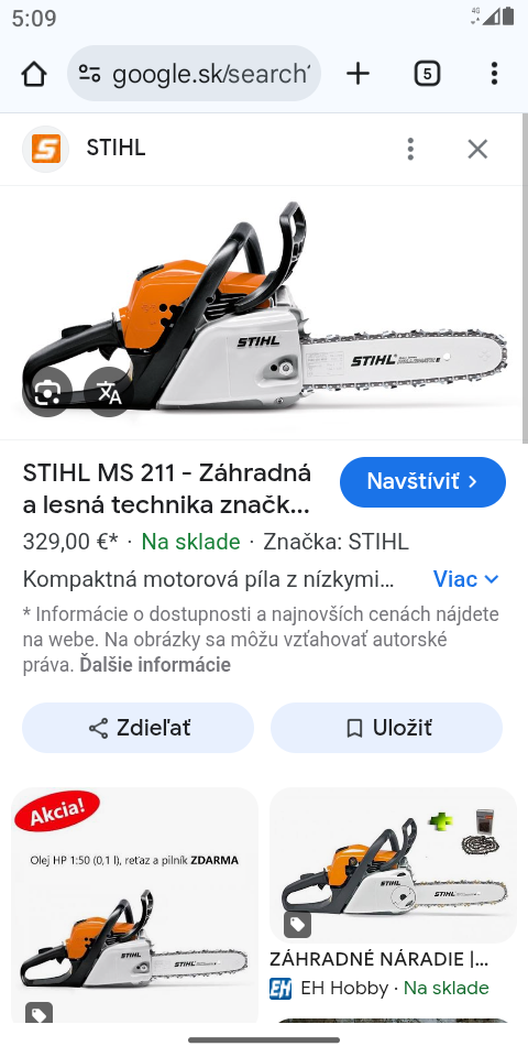 Predám Stihl ms211 - 3