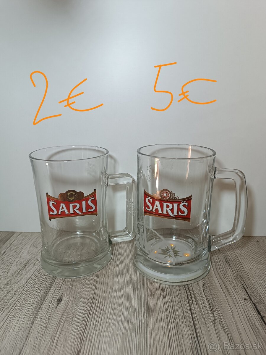 Slovenské pivové poháre 1 - 3