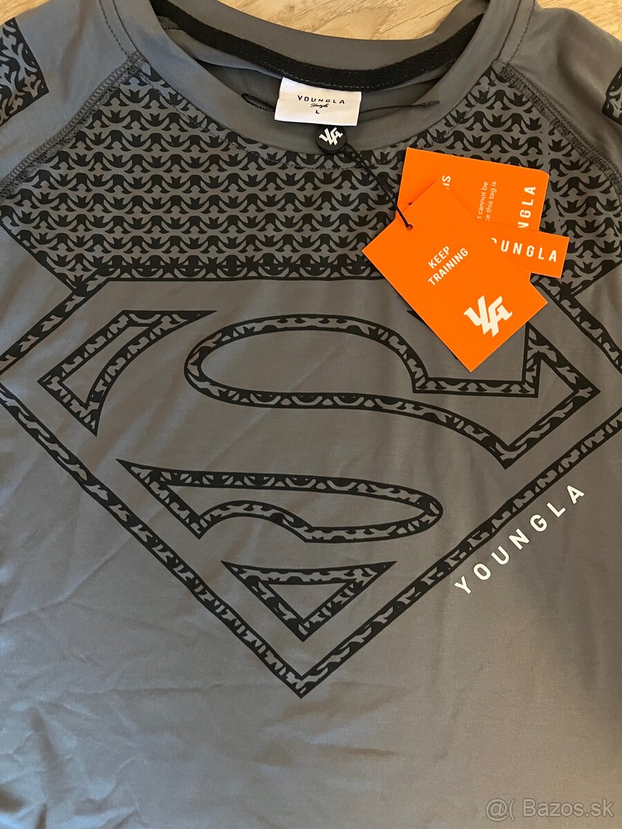 Youngla superman kompresné tričko - 3