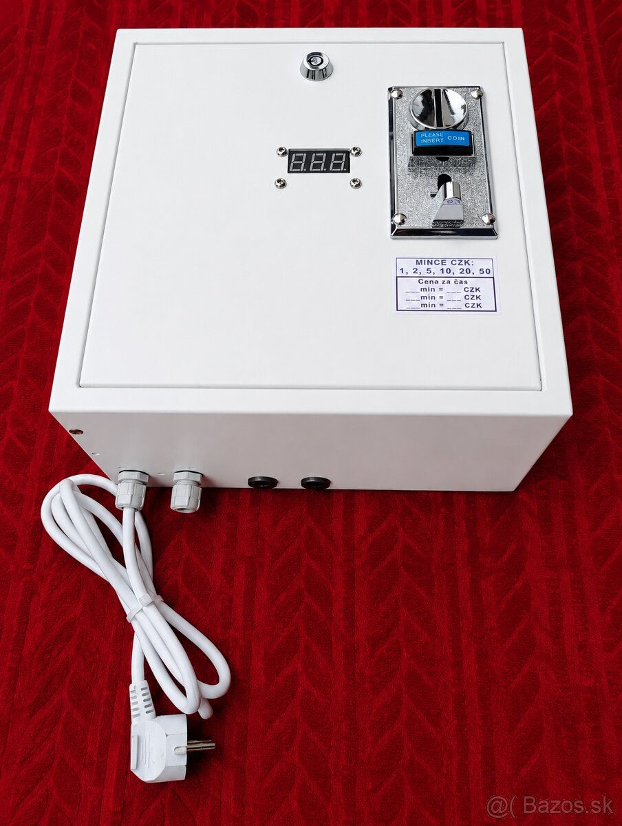 Timer box - Mincovnik pro pračku, časový spínač na mince - 3