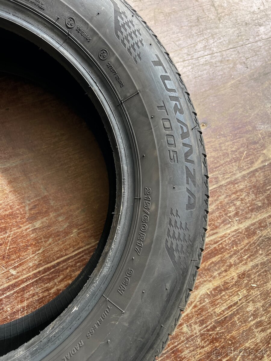 215/60R17 Bridgestone letné pneumatiky - 3