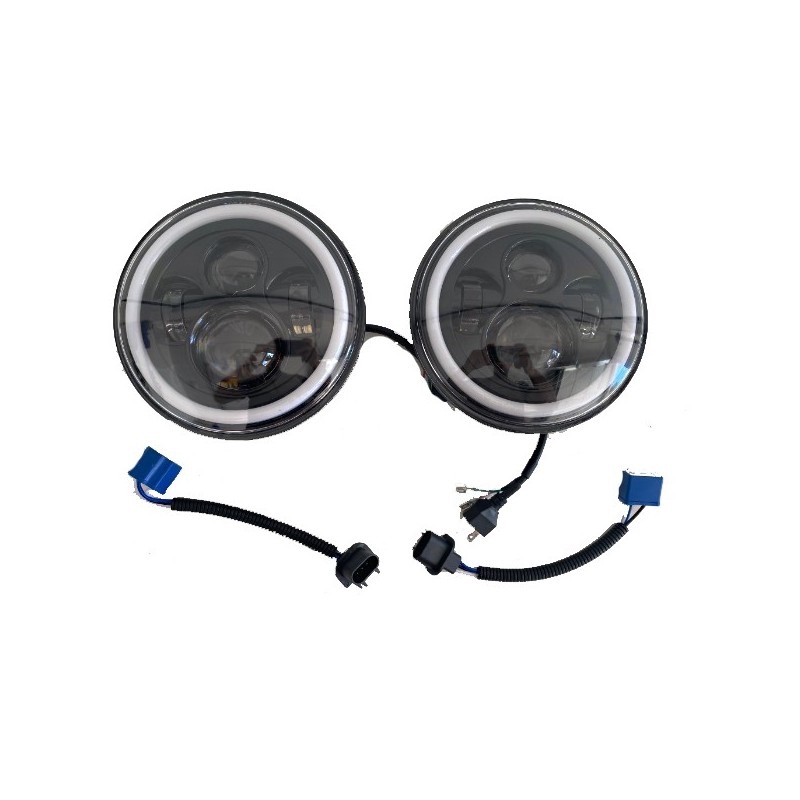 LED svetlomety 7-palcové okrúhle 178mm