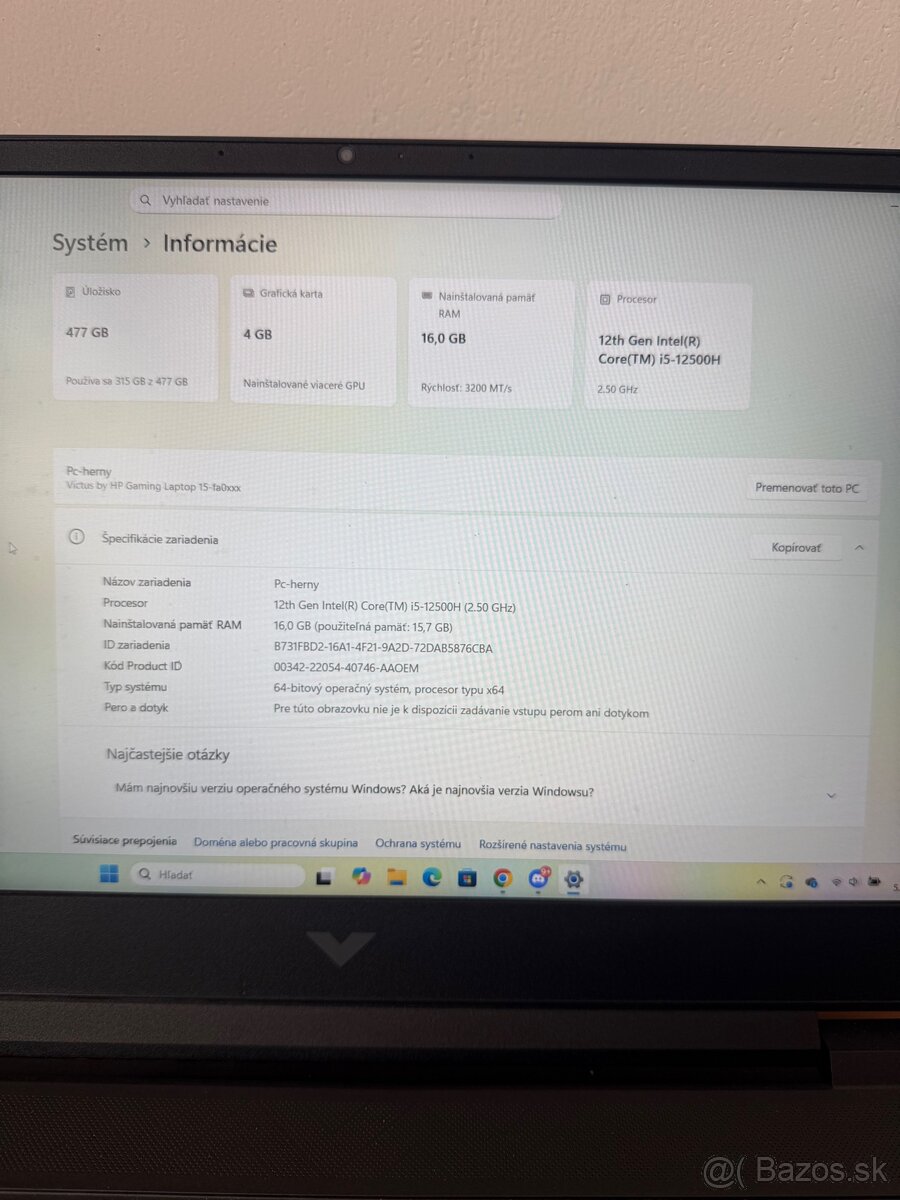 HP Victus Gaming Laptop 15 – výkonný herný notebook - 3