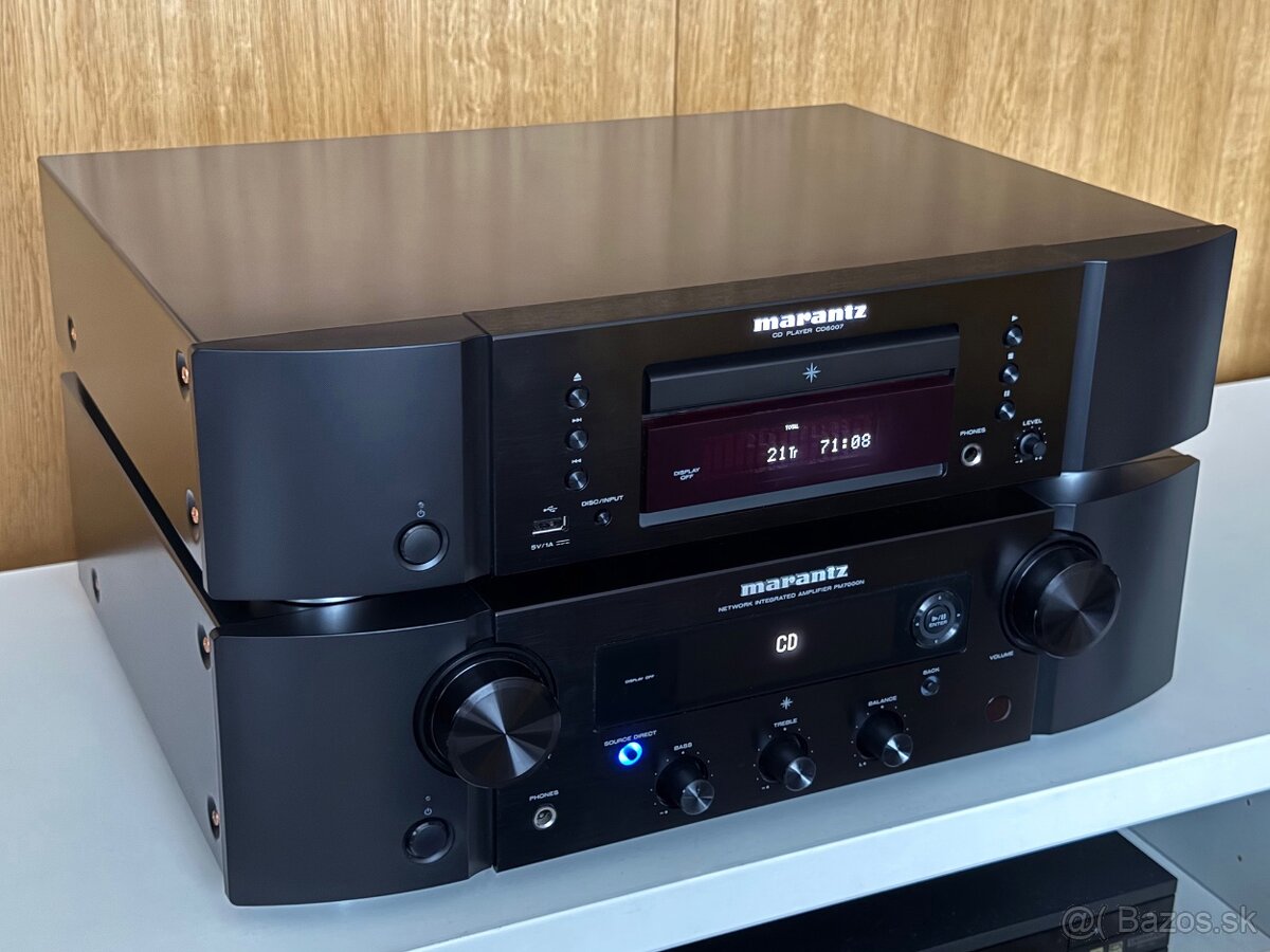 Marantz PM7000N + CD6007 – perfektný stav, komplet balenie - 3