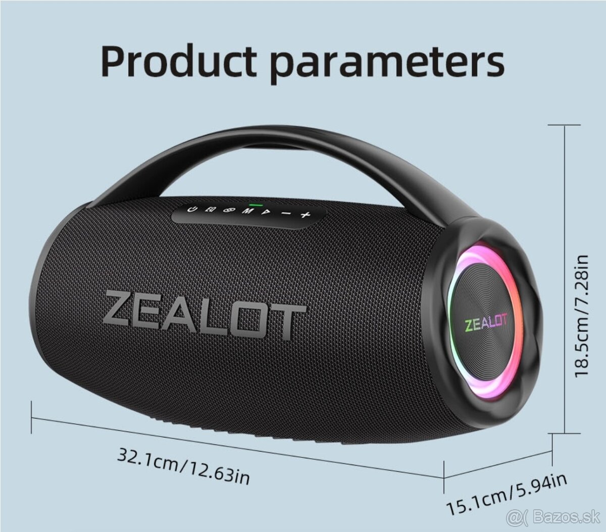 ZEALOT S97 Bluetooth reproduktor - 3