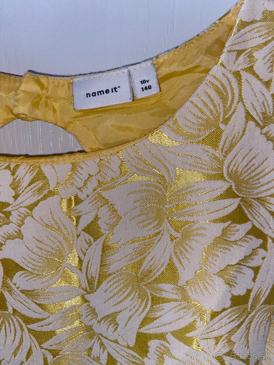 Name it zlte saty s potlacou velkost 134/140 - 3
