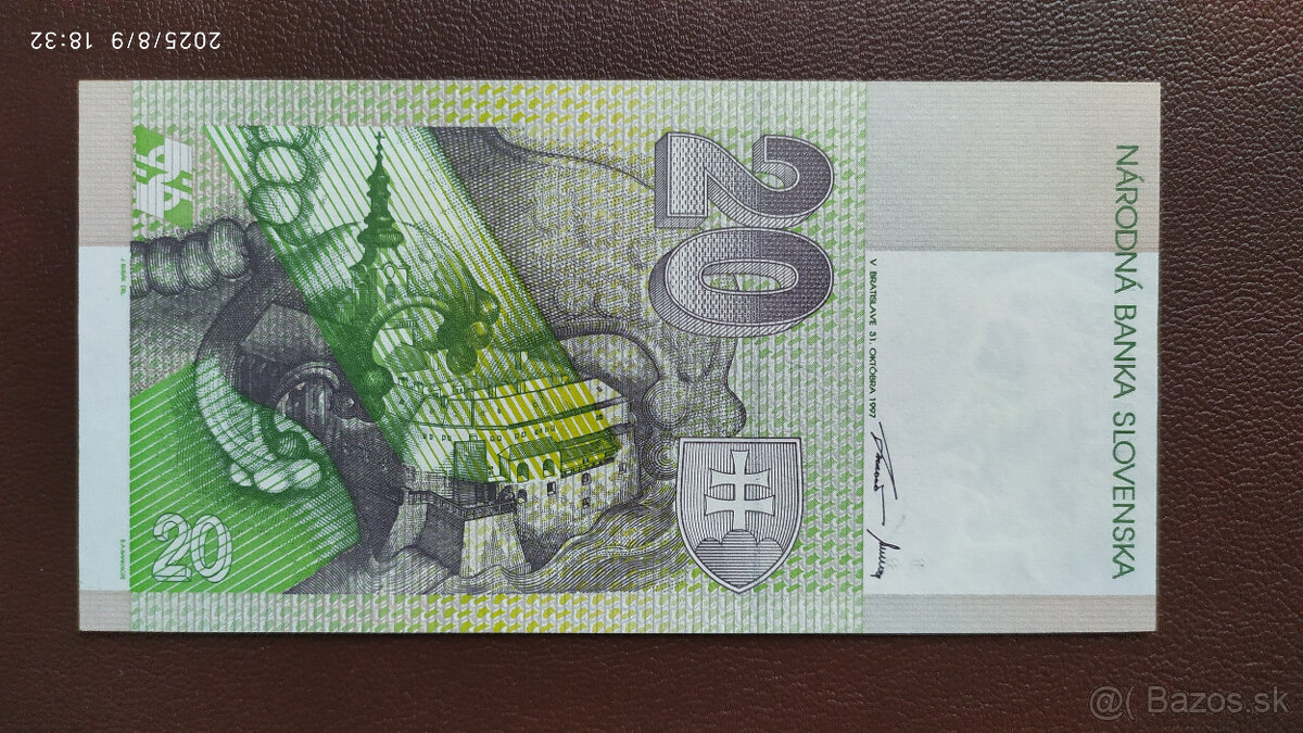 20 Sk 1997 séria B, UNC - 3