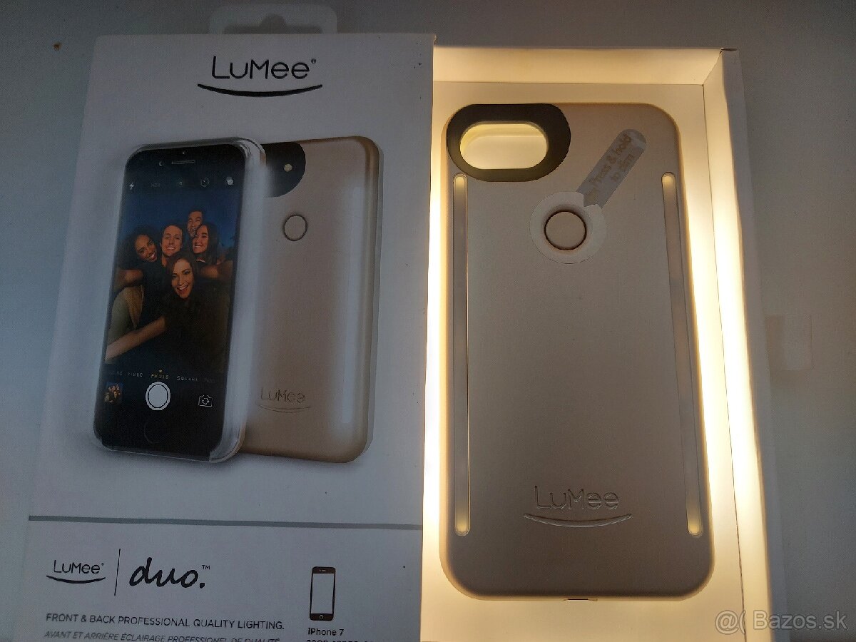 Lumee selfie kryt pre Iphone 7/8 - zlaty - 3