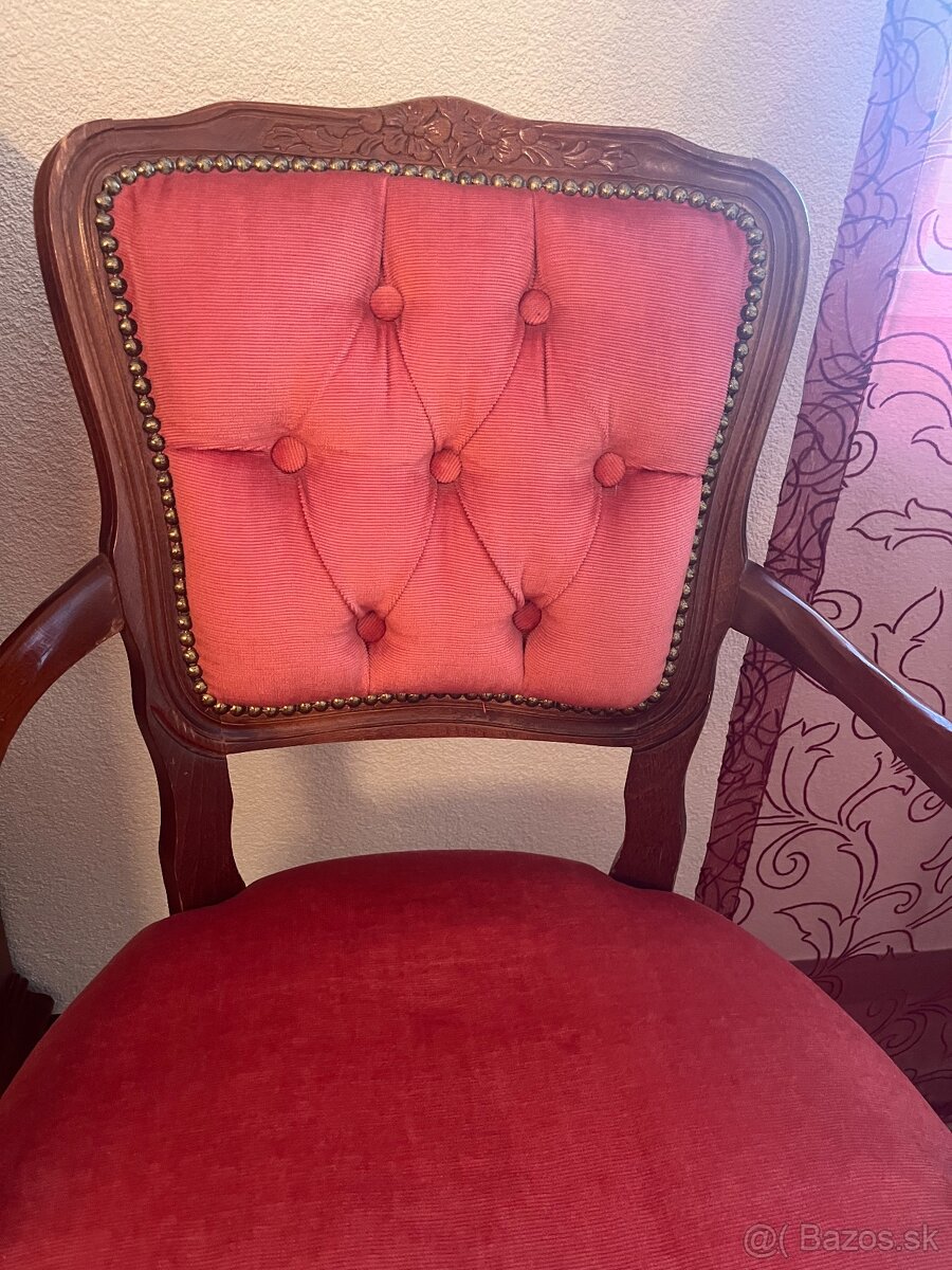 Predám dve starožitne stolicky a stôl - 3