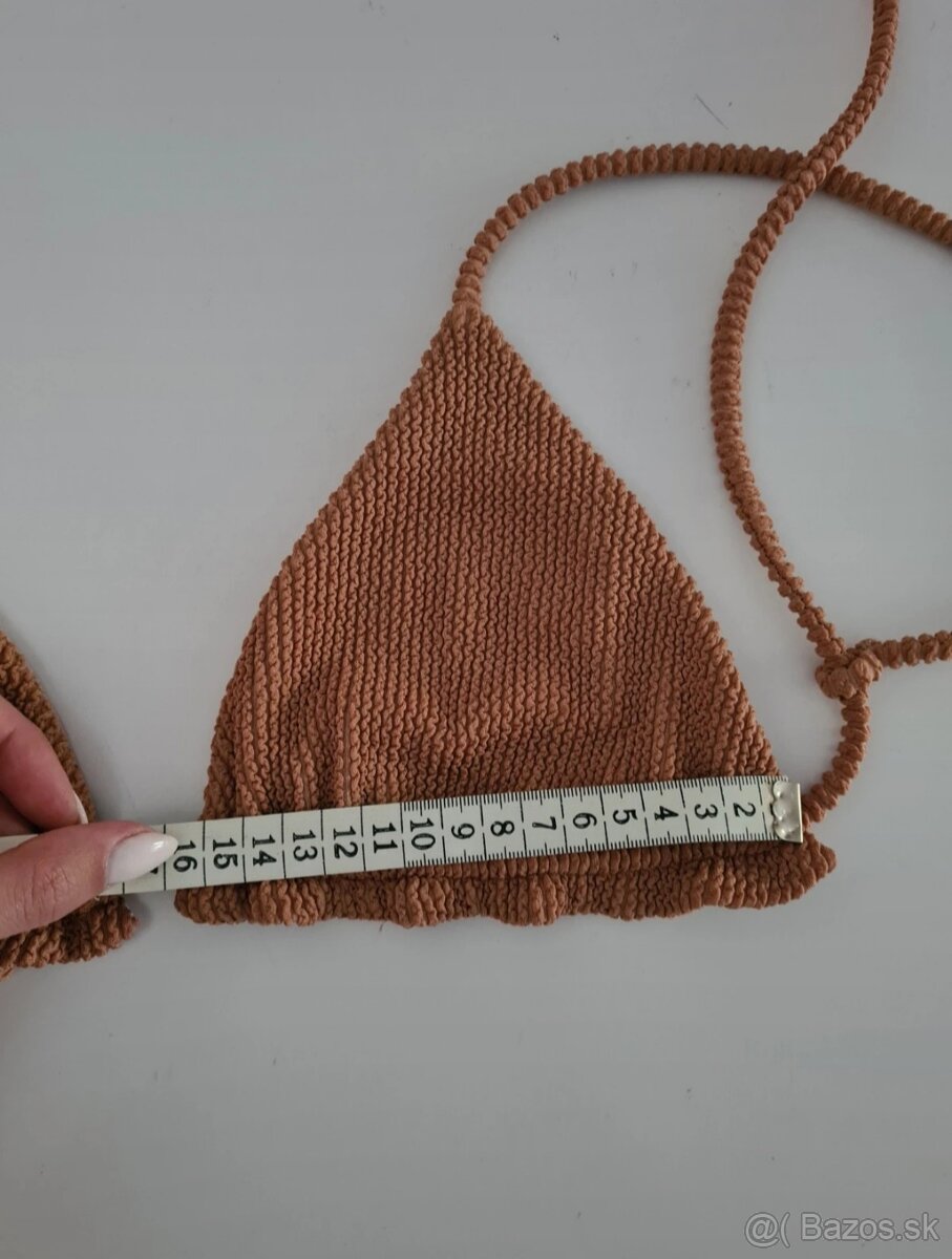 Hnede luxusne plavky Lemonky 3 ks - 3