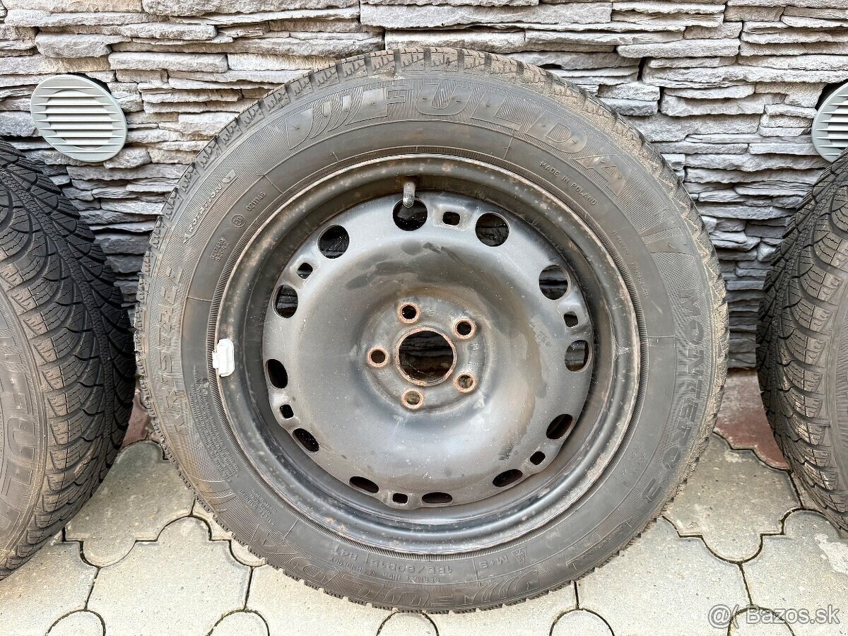 Komplet zimnú sadu na Škoda,Vw,Seat - 5x100 185/60 R15. - 3