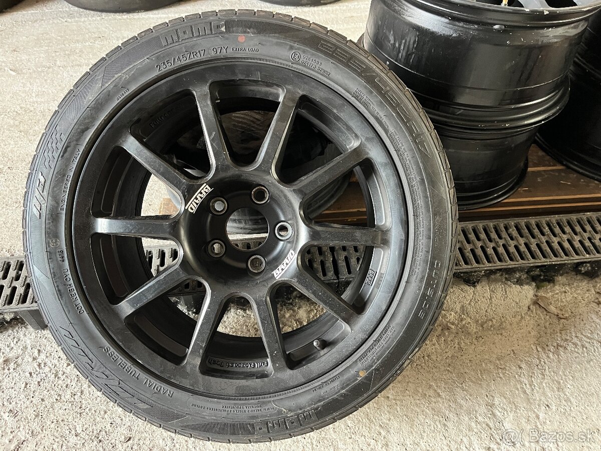 Disky BRAID 8x17 rozteč 5x114,3 Mitsubushi Lancer Evo Subaru - 3