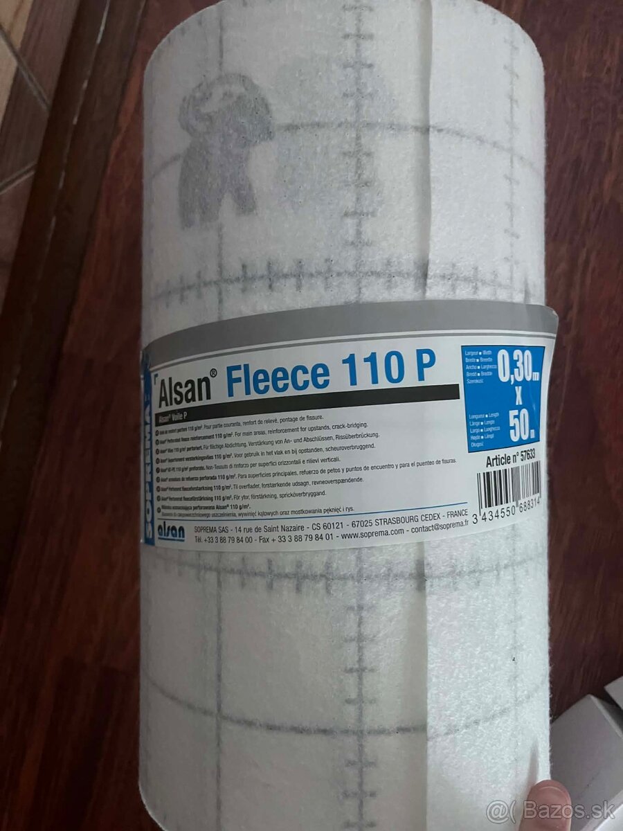 Hydroizolačný materiál SOPREMA ALSAN - 3