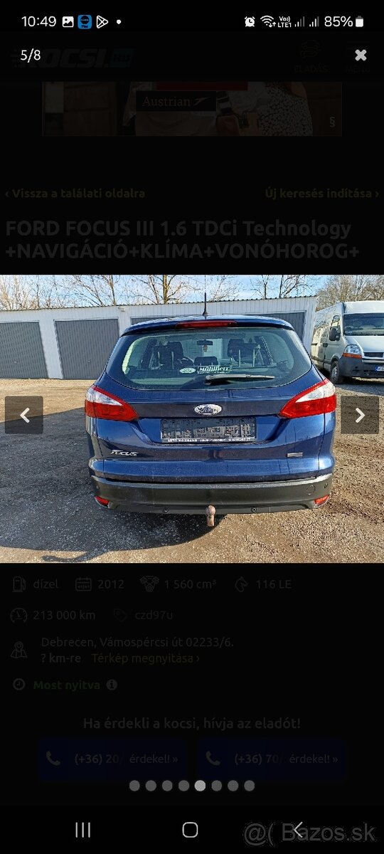 Rozpredam ford focus mk3 1.6 tdci - 3