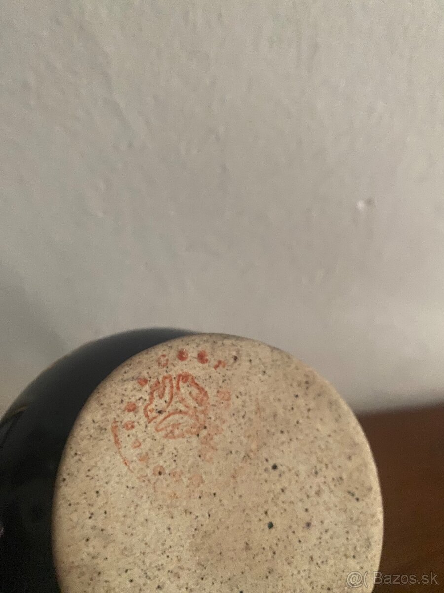 Ručne malovana keramická vaza - 3