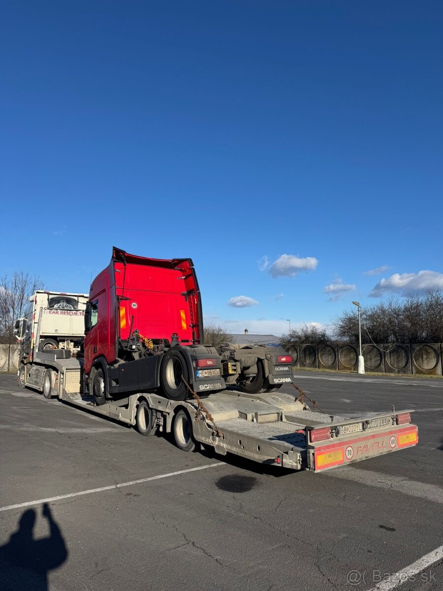 Preprava strojov, nadrozmerná preprava, podvalník, plato - 3