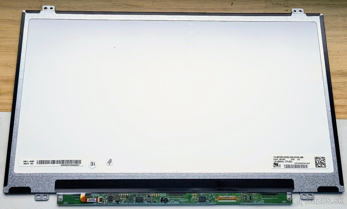 LCD display pre notebook 14.0" 1366x768 LED 30pin eDP Slim - 3