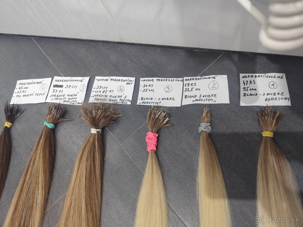 Predám ľudské vlasy na nadpájanie - 3