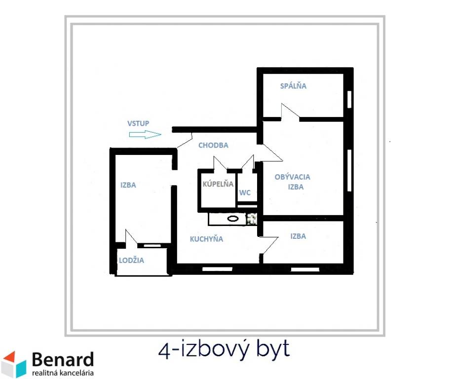 4 IZ. BYT, PREŠOV, MAGURSKÁ, VLASTNÉ KÚRENIE, KLIMATIZÁCIA - 3