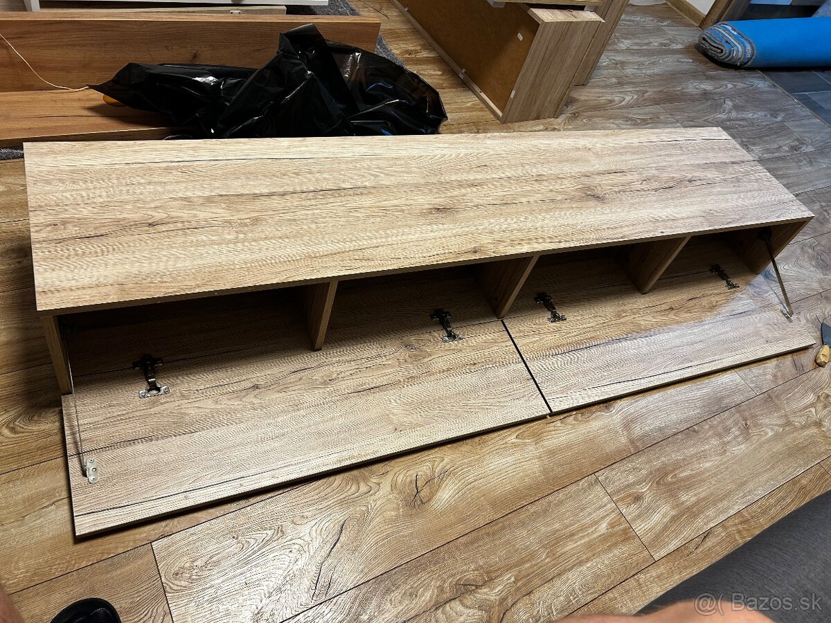 Obývacia stena - svetlý odtieň, bez poškodení - 3