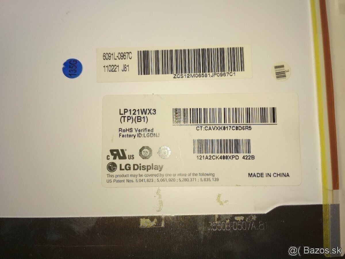 12.1" LED display LP121WX3 - 3