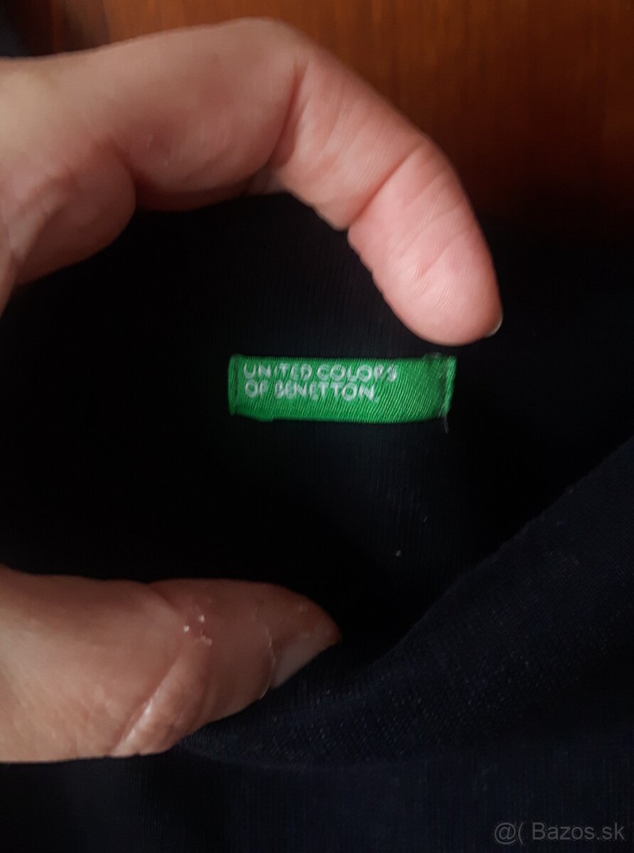 Čierny top - tričko-šaty na traky - 3