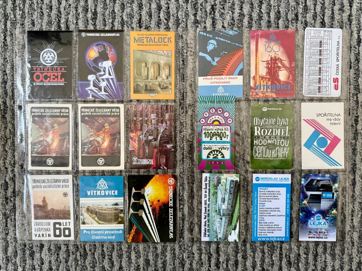 Vreckové kalendáriky rôzne - 72 ks - 3