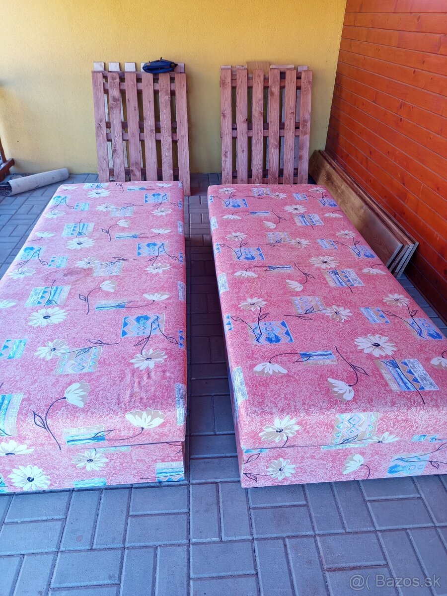Posteľ s úložným priestorom 2 ks - 3