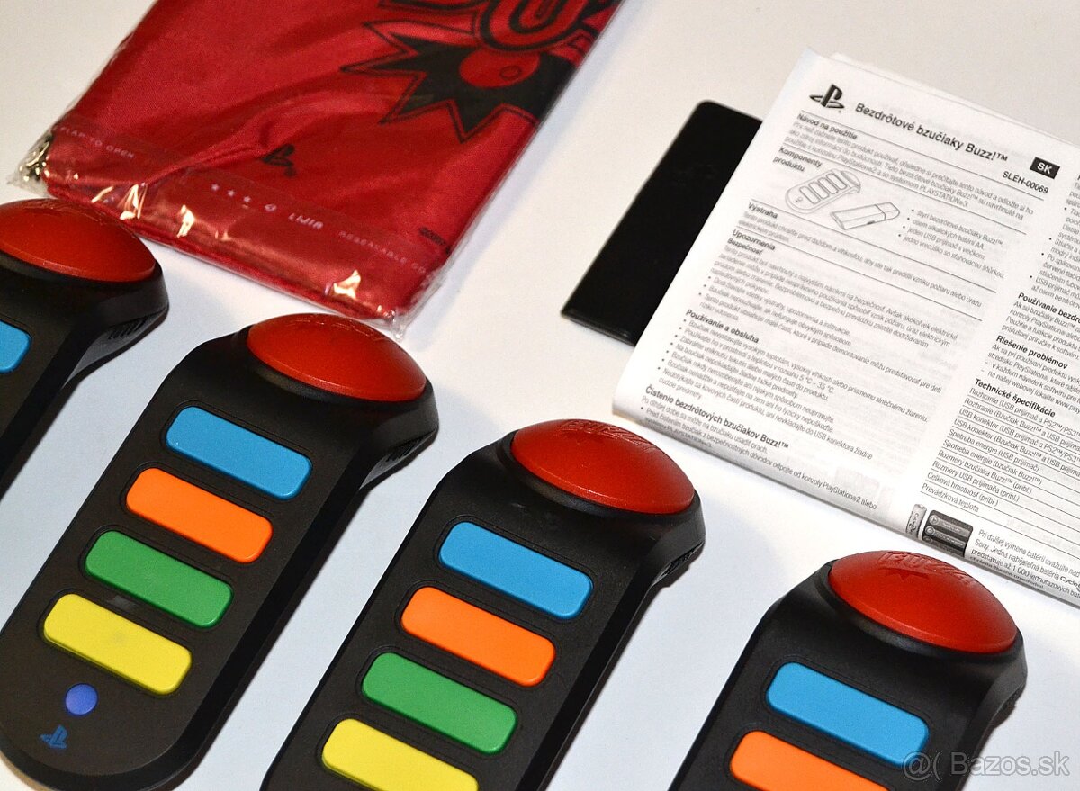BUZZ Wirelles Buzzers pre Playtation 2 a 3 - 3