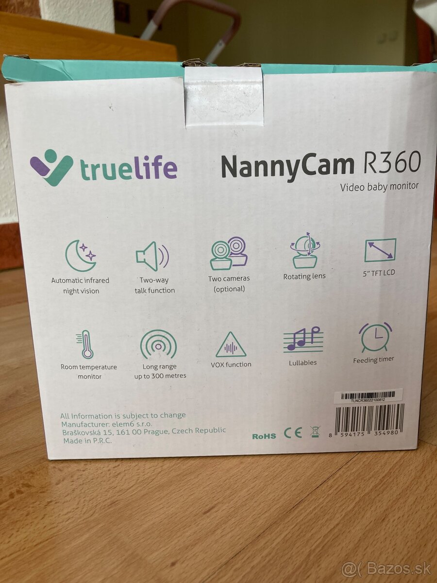 Truelife nannycam r360 - 3