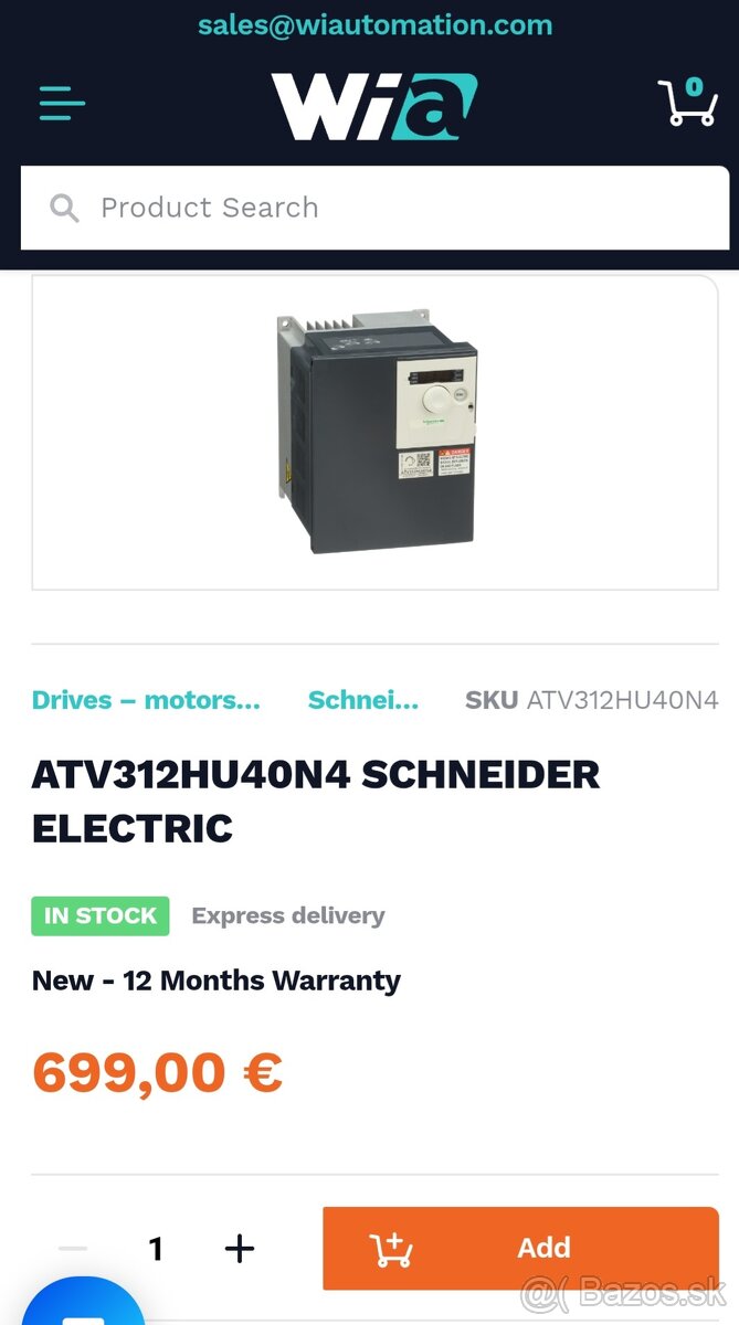 Predám menič Schneider - 3