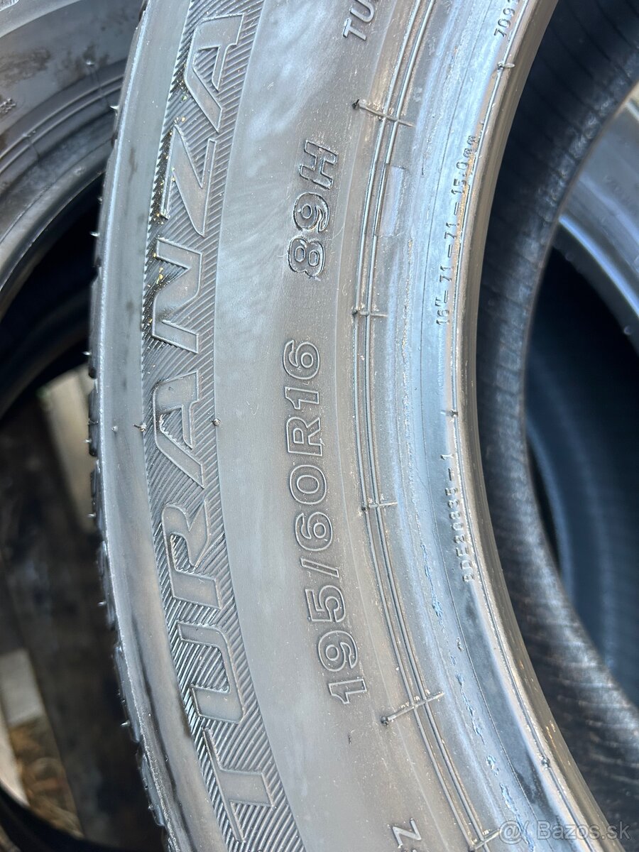 Bridgestone Turanza 195/60/16”-89H - 3