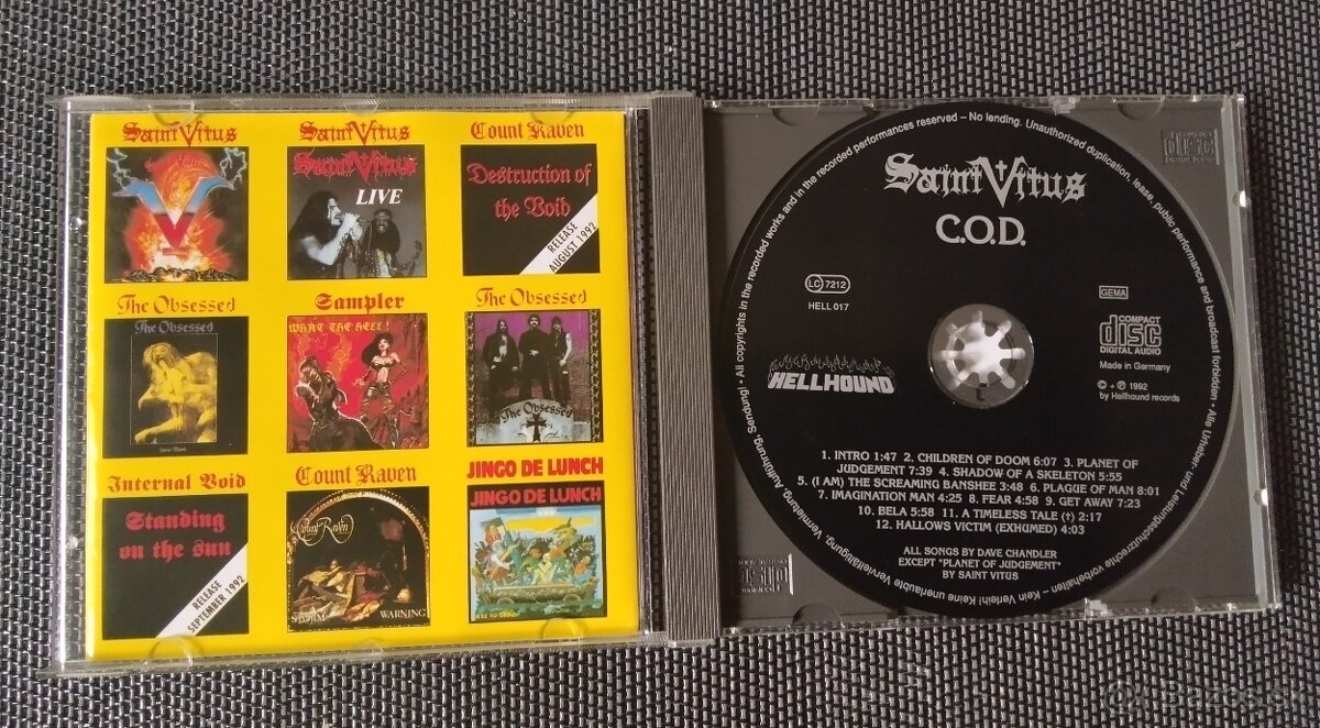 CD Saint Vitus – C.O.D. - 3