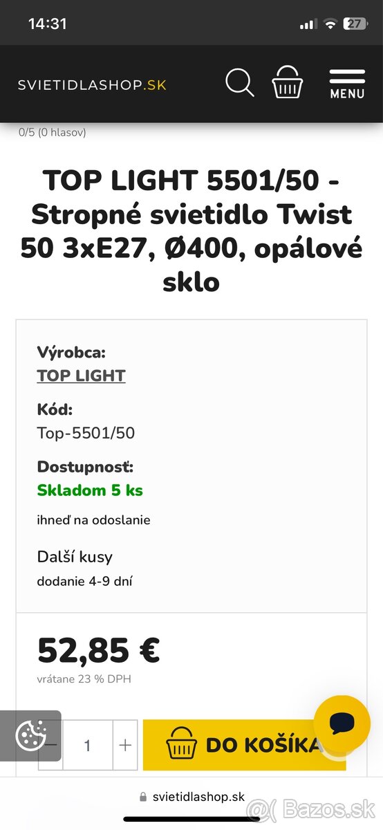 Nastenne/stropne svietidlo Top Light - 3