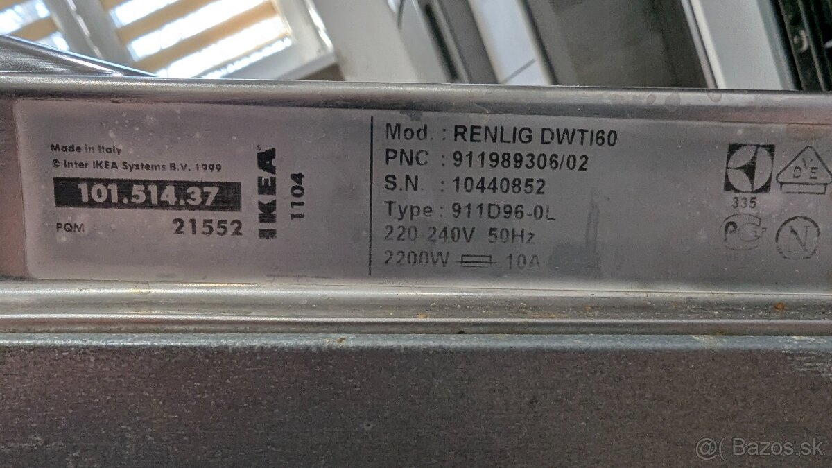 IKEA Electrolux RENLIG DWTI60 60cm - 3