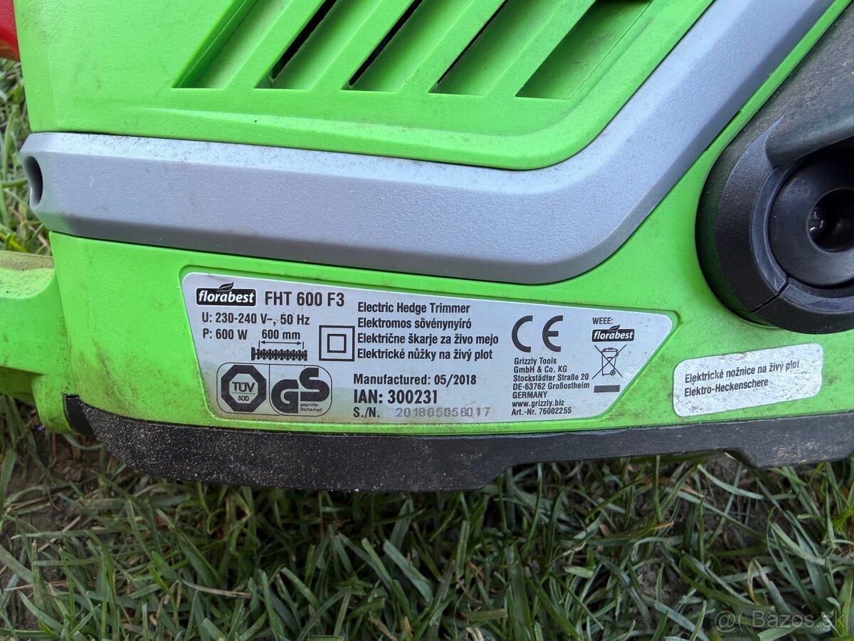 elektricky plotostrih/noznice na zivy plot - 3
