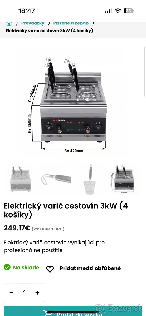 Varic cestovin GGM Gastro - 3