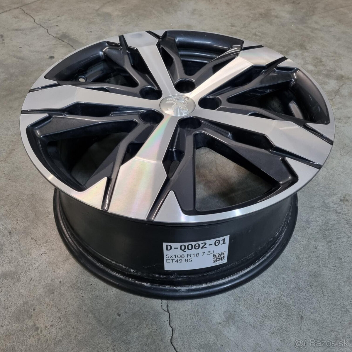 Hliníkové Peugeot disky 5x108 R18 7,5J ET49 - 3