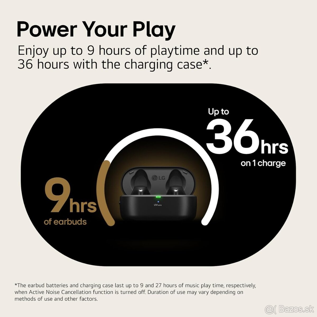 LG TONE Free T90S in-ear Bluetooth Headphones with Dolby Atm - 3