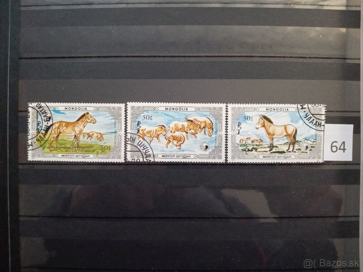 Poštové známky č.490 - ÁZIA IV. - 20 ks sérií - 3